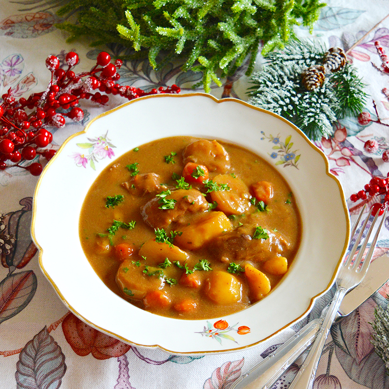 Свински гювеч в Crock-Pot